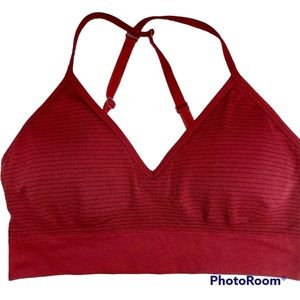 * Secret treasures intamates size large sports bra muave with black pinstripes
